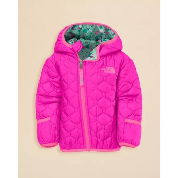 THE NORTH FACE 0-3 Months Reversible Perrito Insulated Jacket Winter Water Repel - Picture 1 of 8
